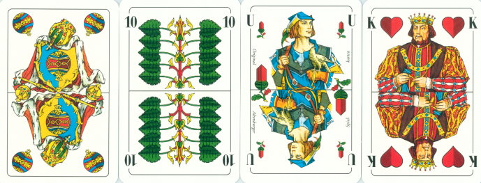 Spielkarten deutsches Blatt