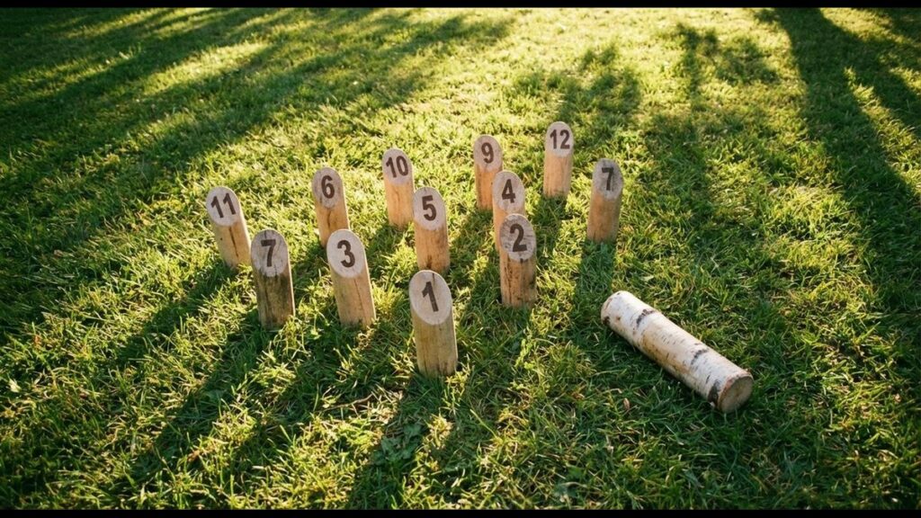 Jeu De Lancer D'anneaux Jeu Mölkky En Bois - Sac De Sport Compétition